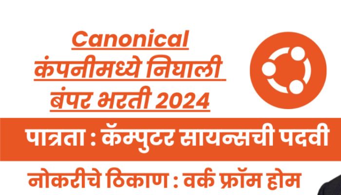 Canonical Work From Home Job 2024