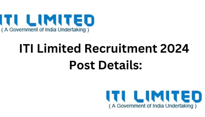 ITI Limited Hiring for 2024